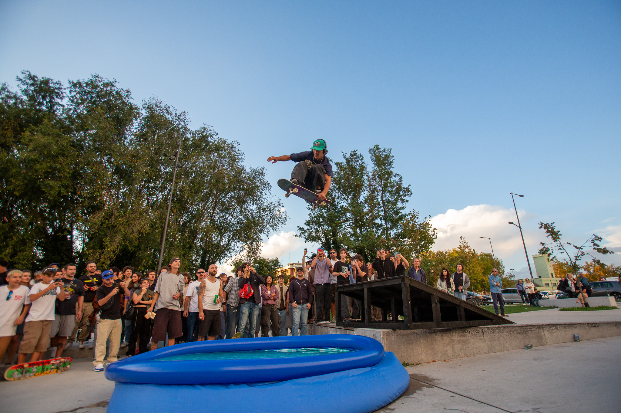 Skater sulle rampe